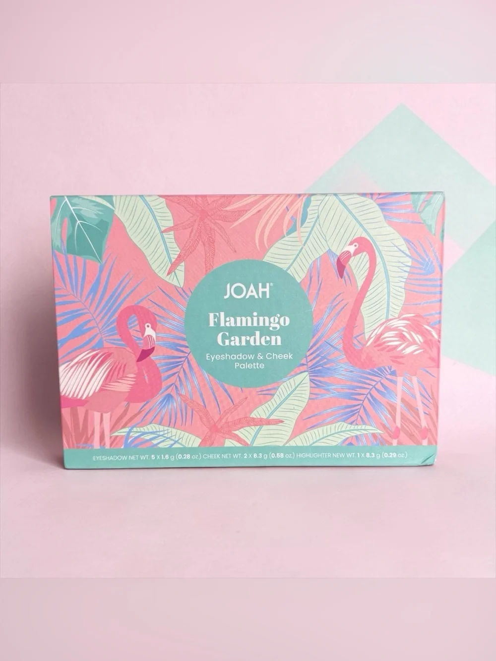 🦩JOAH🦩8-in-1 Flamingo Garden Eye & Cheek Palette/NIP